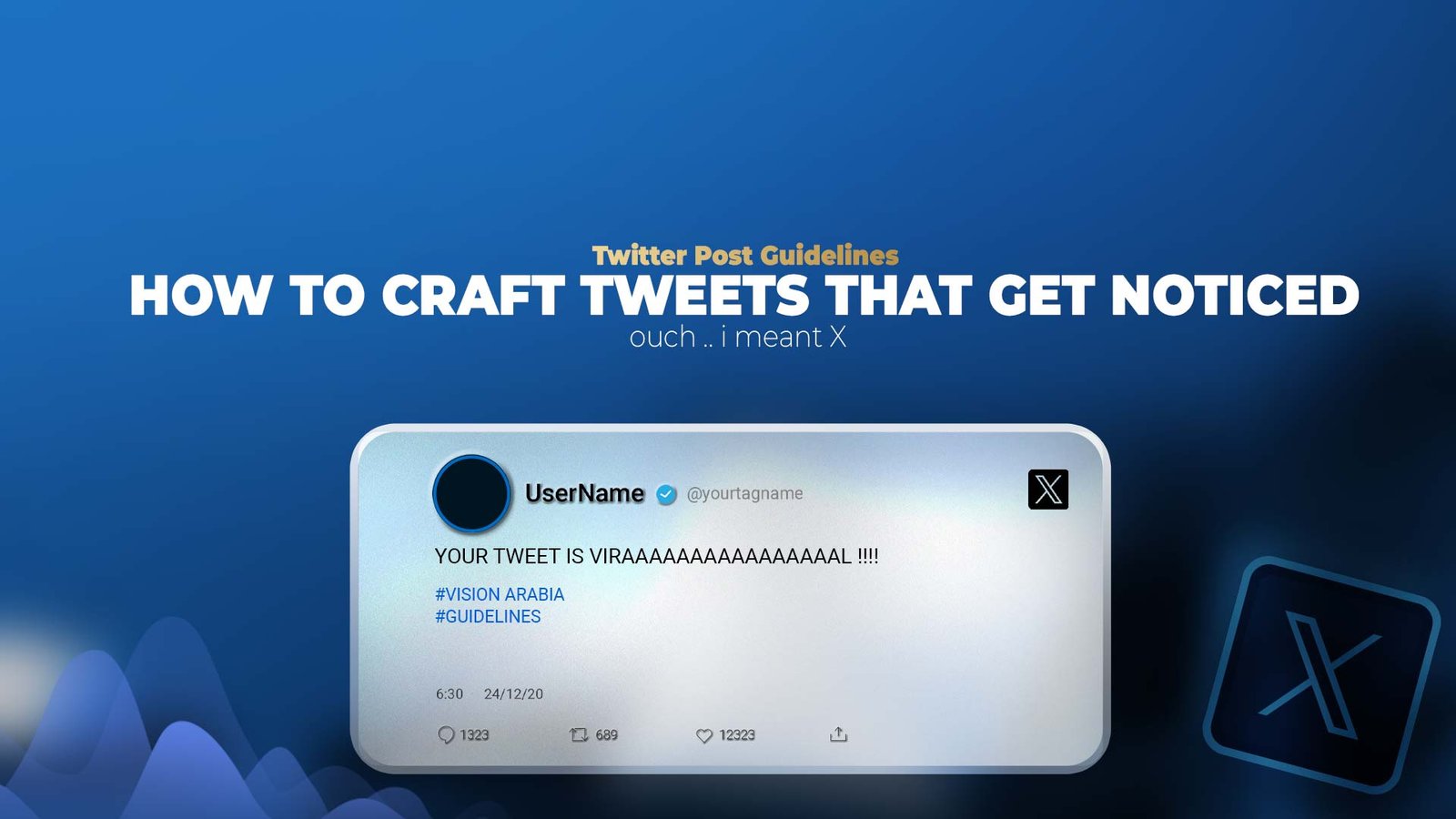 Twitter Post Guidelines