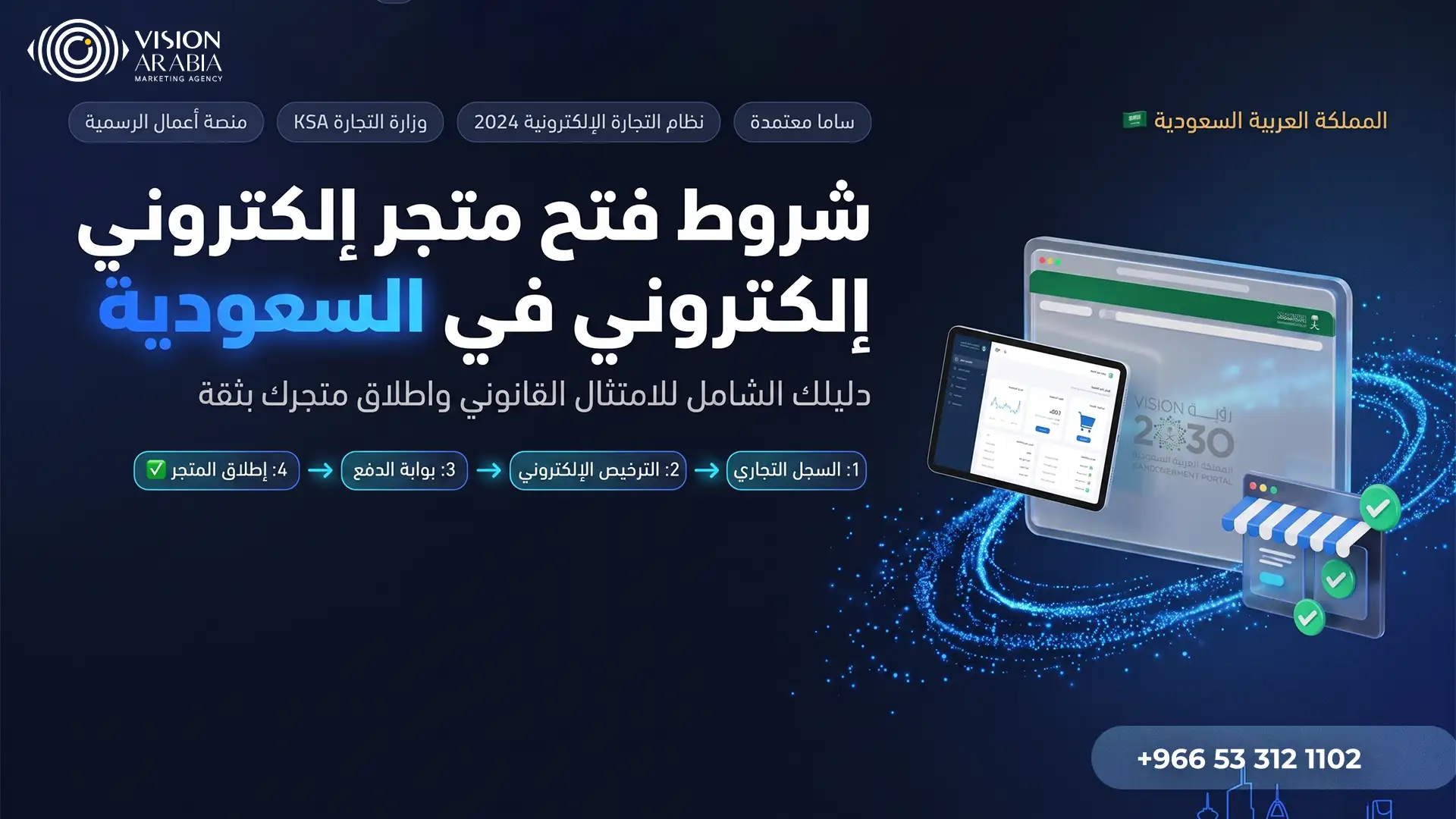 شروط فتح متجر الكتروني في السعودية