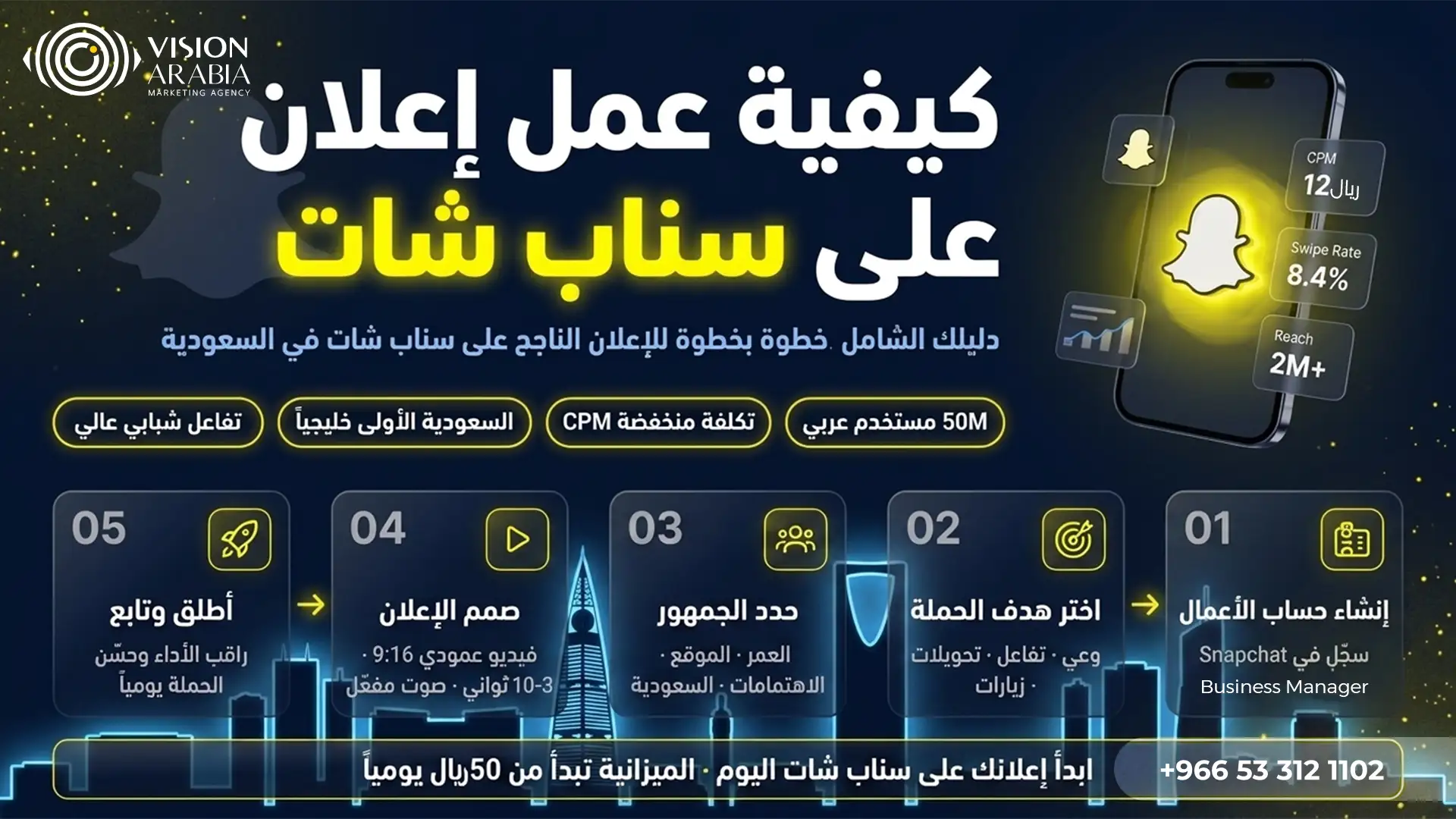 كيفية عمل اعلان على سناب شات